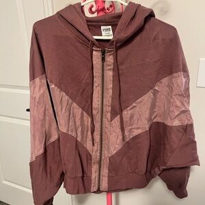Pink Victoria's Secret Mauve Hooded Jacket
